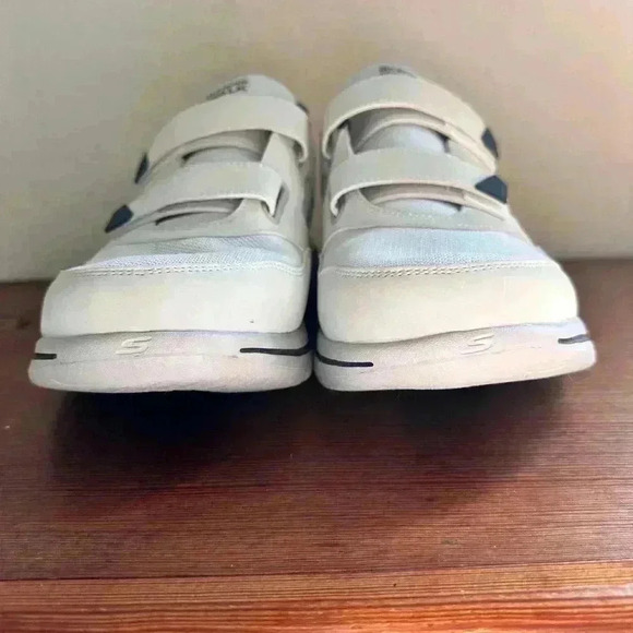 SKECHERS | Men's size 13 EWW Go Walk 5 Wistful Shoes Sneakers White Athletic - Picture 5 of 11